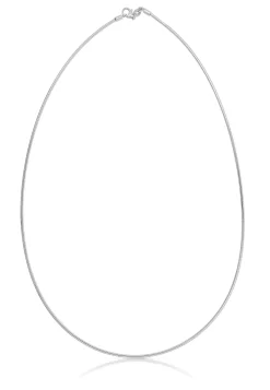 Collier Omega Glied Weissgold 750, 1.4mm, 50cm