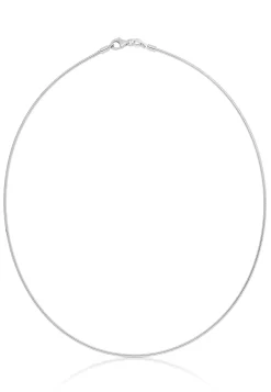 Collier Omega Glied Weissgold 750, 1.8mm, 45cm