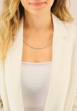 Collier Omega Glied Weissgold 750, 1.8mm, 42cm