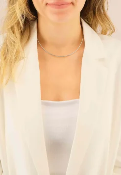 Collier Omega Glied Weissgold 750, 1.4mm, 50cm