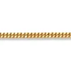 Collier Panzer Gelbgold 750, 4.2mm, 60cm