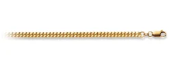 Collier Panzer Gelbgold 750, 4.2mm, 60cm