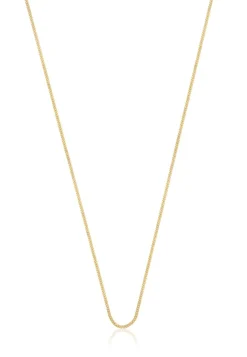 Collier Panzer Gelbgold 750, 1mm, 38cm