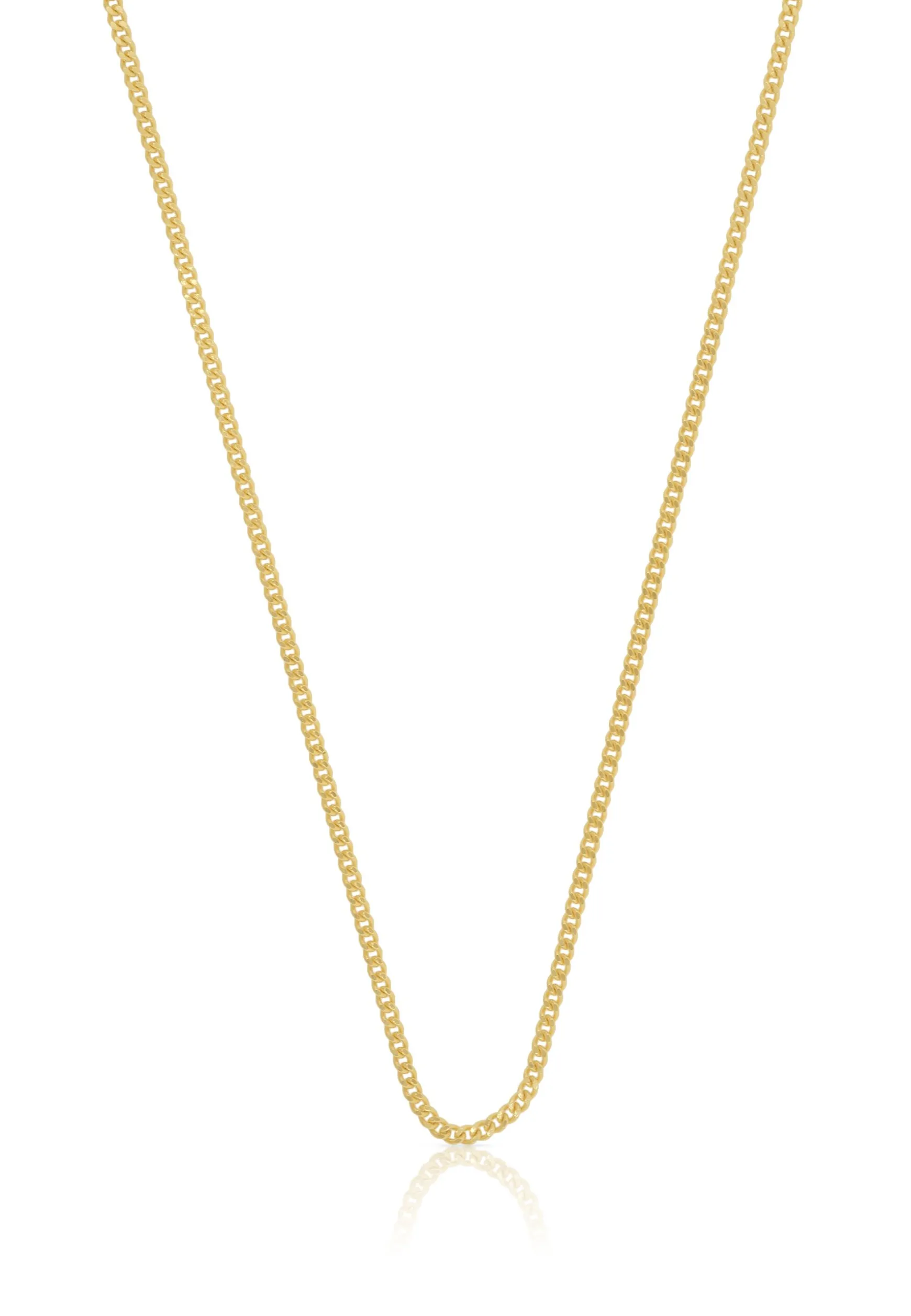 Collier Panzer Gelbgold 585, 1.4mm, 50cm
