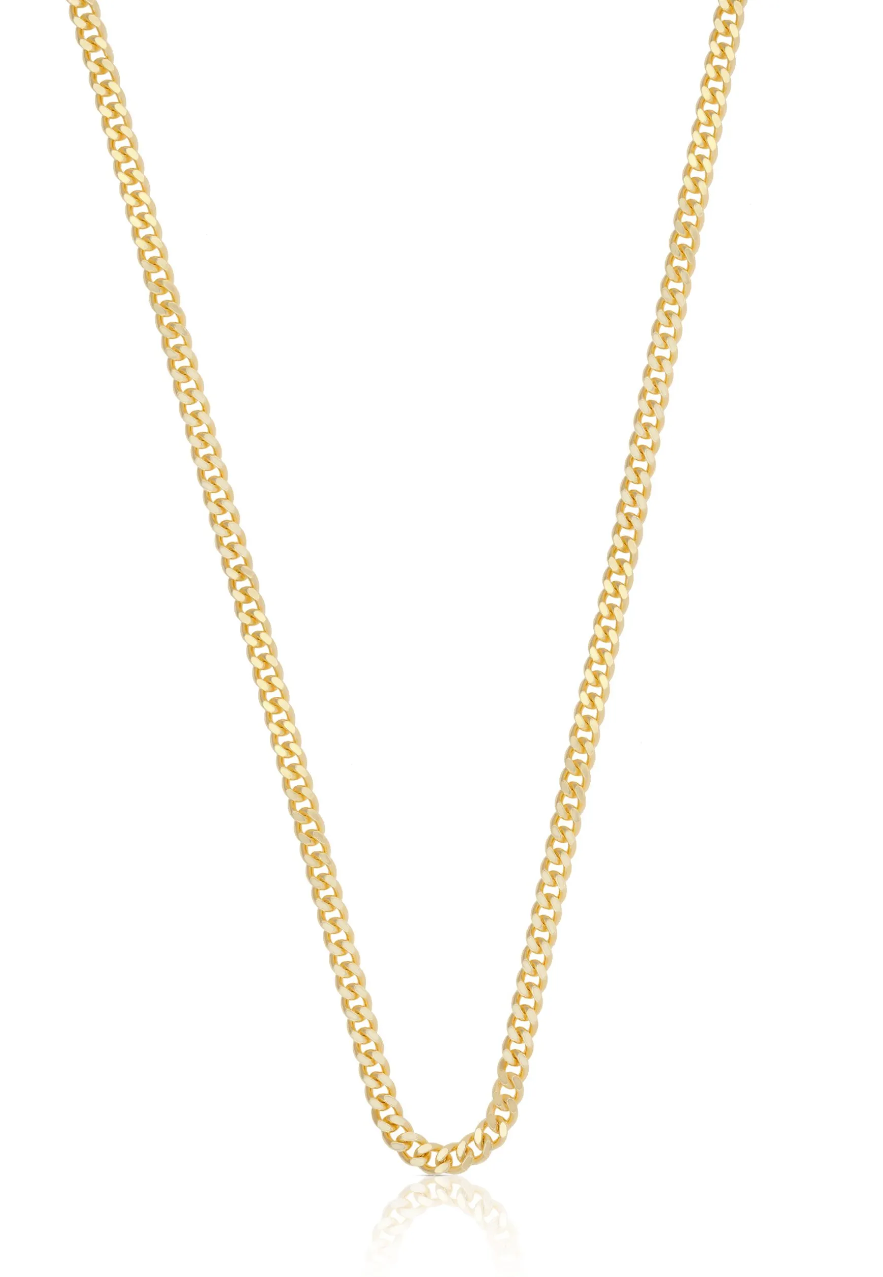 Collier Panzer Gelbgold 750, 2.8mm, 45cm
