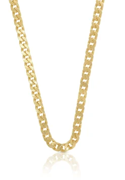 Collier Panzer Gelbgold 750, 4.2mm, 50cm