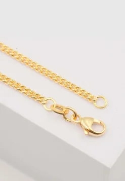 Collier Panzer Gelbgold 750, 2.1mm, 45cm