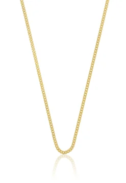 Collier Panzer Gelbgold 585, 1.7mm, 60cm