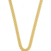 Collier Panzer Gelbgold 750, 4mm, 45cm
