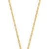 Collier Panzer Gelbgold 750, 2.3mm, 42cm