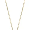Collier Panzer Gelbgold 750, 2.4mm, 45cm