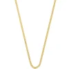 Collier Panzer Gelbgold 585, 1.7mm, 55cm