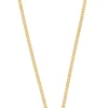 Collier Panzer Gelbgold 750, 1.7mm, 55cm