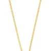 Collier Panzer Gelbgold 375, 2.1mm, 55cm
