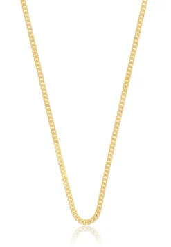 Collier Panzer Gelbgold 375, 2.1mm, 55cm