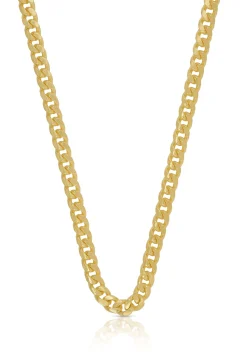 Collier Panzer Gelbgold 750, 4mm, 55cm