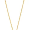 Collier Panzer Gelbgold 750, 2mm, 45cm