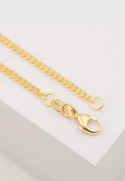 Collier Panzer Gelbgold 750, 2.1mm, 55cm