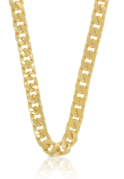 Collier Panzer Gelbgold 750, 7mm, 50cm