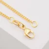 Collier Panzer Gelbgold 750, 1.8mm, 45cm