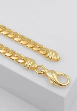 Collier Panzer Gelbgold 750, 5.2mm, 50cm