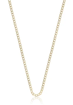 Collier Panzer Gelbgold 750, 2.4mm, 45cm