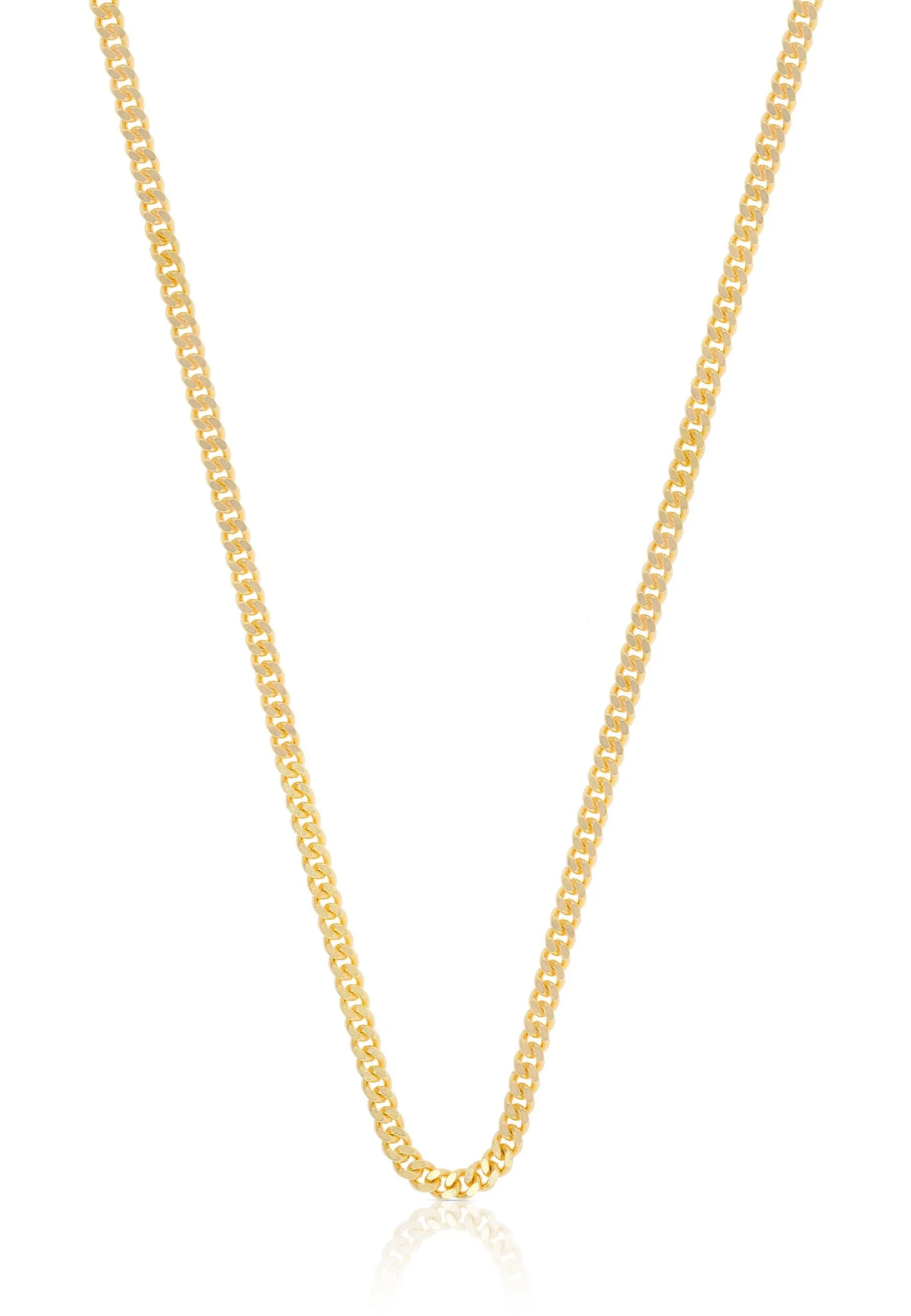 Collier Panzer Gelbgold 375, 1.7mm, 42cm
