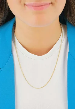 Collier Panzer Gelbgold 585, 1.4mm, 50cm