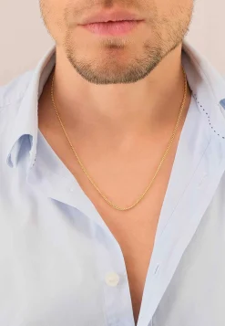 Collier Panzer Gelbgold 750, 2.1mm, 45cm