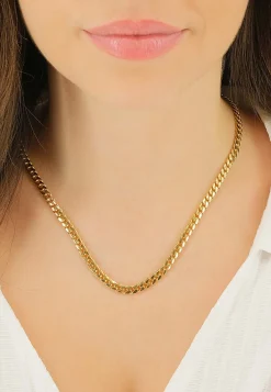 Collier Panzer Gelbgold 750, 5.2mm, 50cm