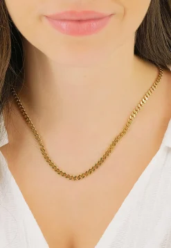 Collier Panzer Gelbgold 750, 4.2mm, 55cm