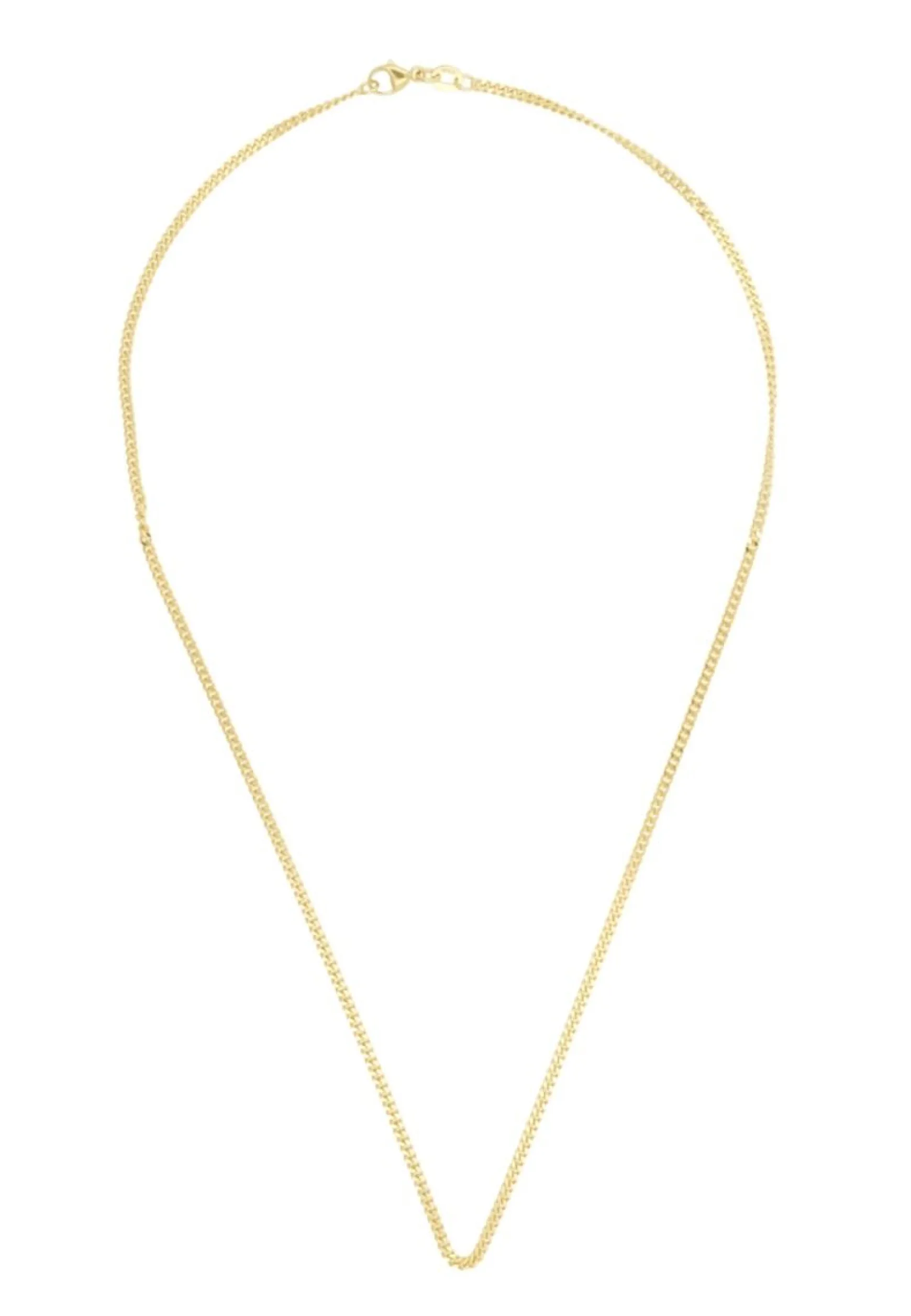 Collier Panzer Gelbgold 375, 2.1mm, 55cm