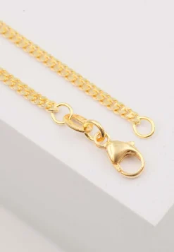 Collier Panzer Gelbgold 750, 2mm, 45cm