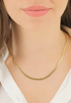 Collier Panzer Gelbgold 750, 3.6mm, 50cm