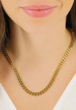 Collier Panzer Gelbgold 750, 6mm, 50cm