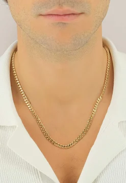 Collier Panzer Gelbgold 750, 5.2mm, 50cm