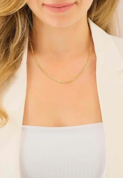 Collier Panzer Gelbgold 750, 2.3mm, 42cm