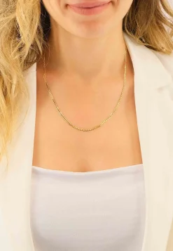 Collier Panzer Gelbgold 750, 2.4mm, 45cm