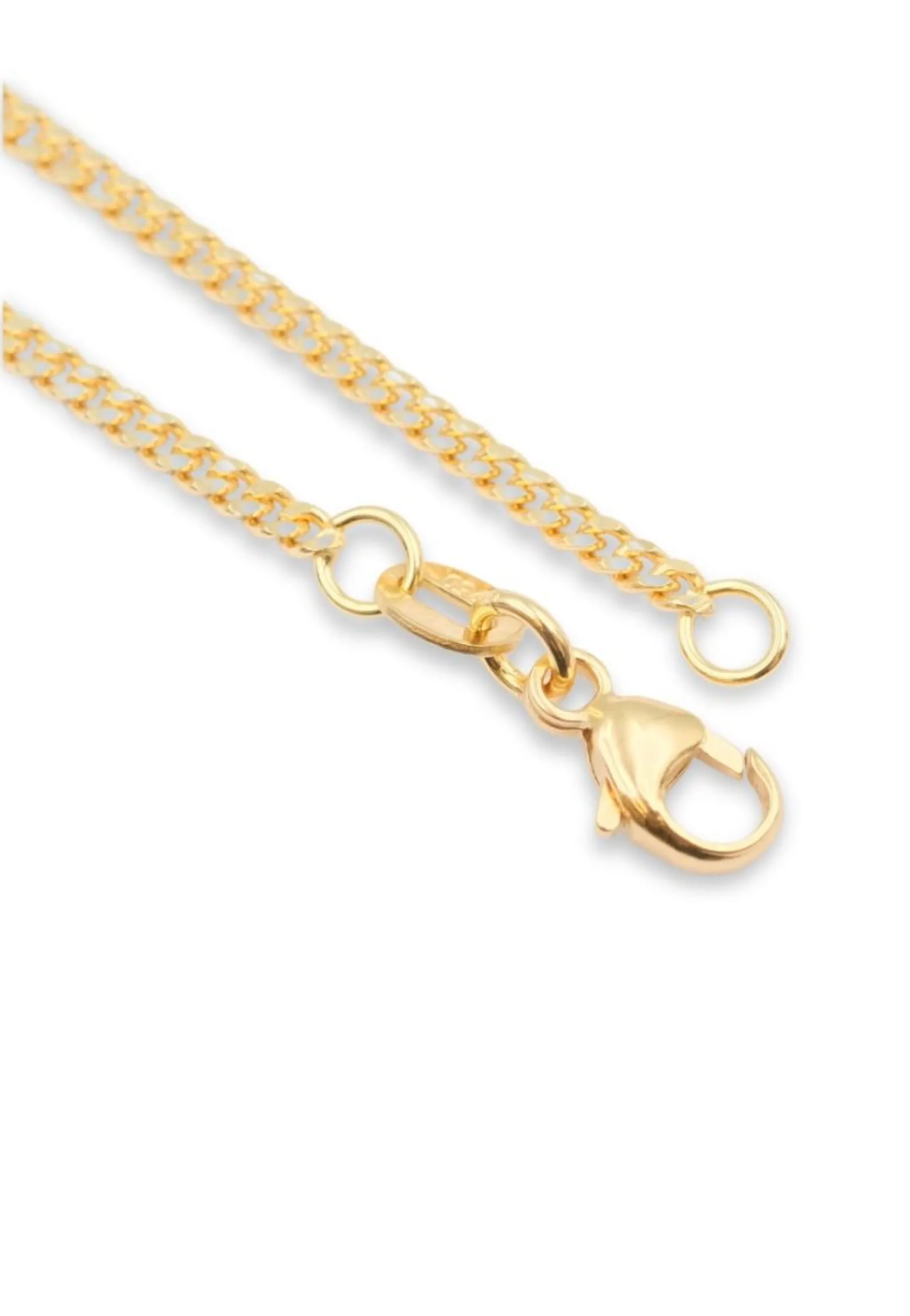 Collier Panzer Gelbgold 750, 1.8mm, 50cm