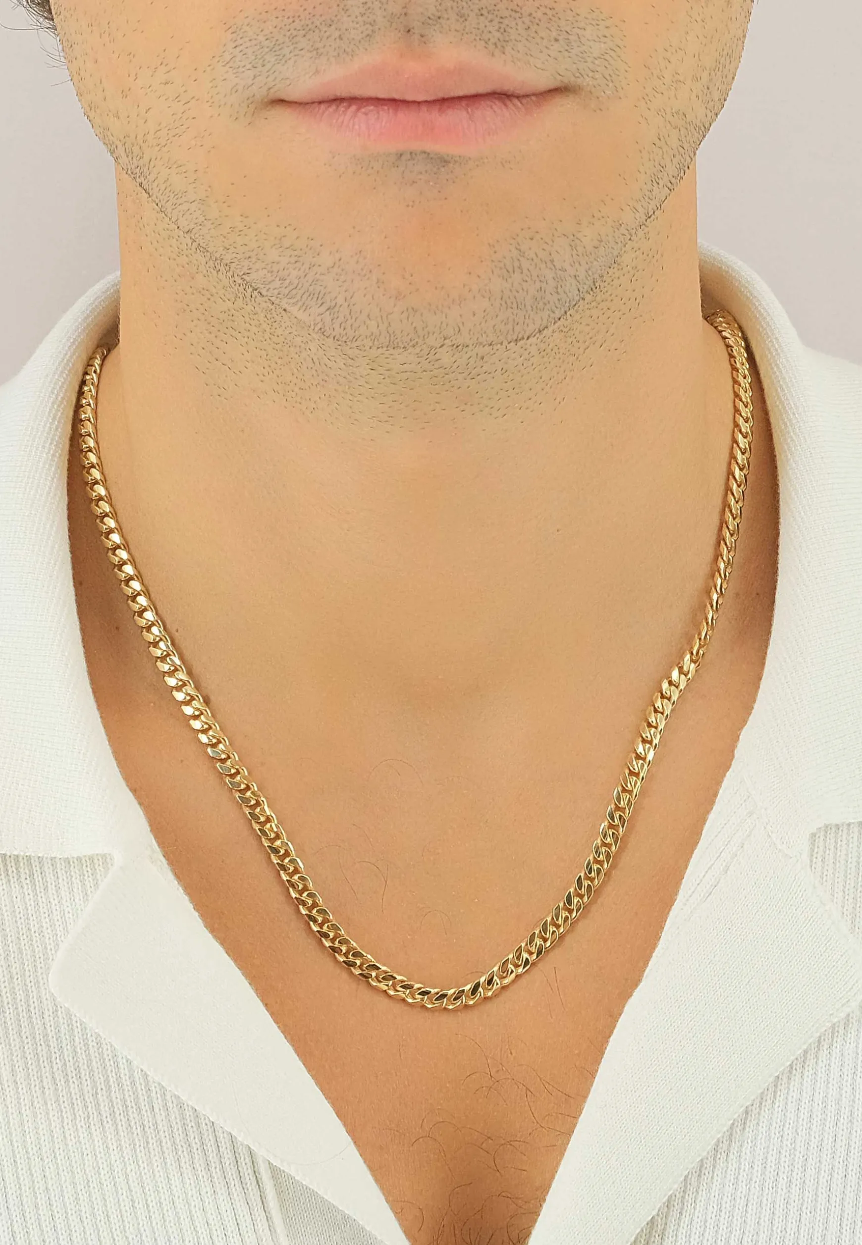 Collier Panzer Gelbgold 750, 5.2mm, 50cm