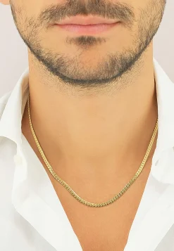 Collier Panzer Gelbgold 750, 3.6mm, 50cm