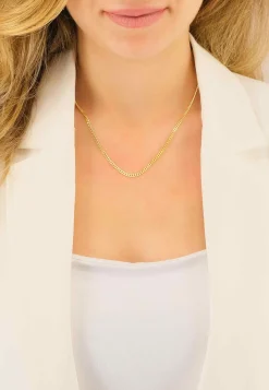 Collier Panzer Gelbgold 750, 2.6mm, 55cm