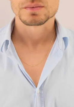 Collier Panzer Gelbgold 750, 1.2mm, 40cm