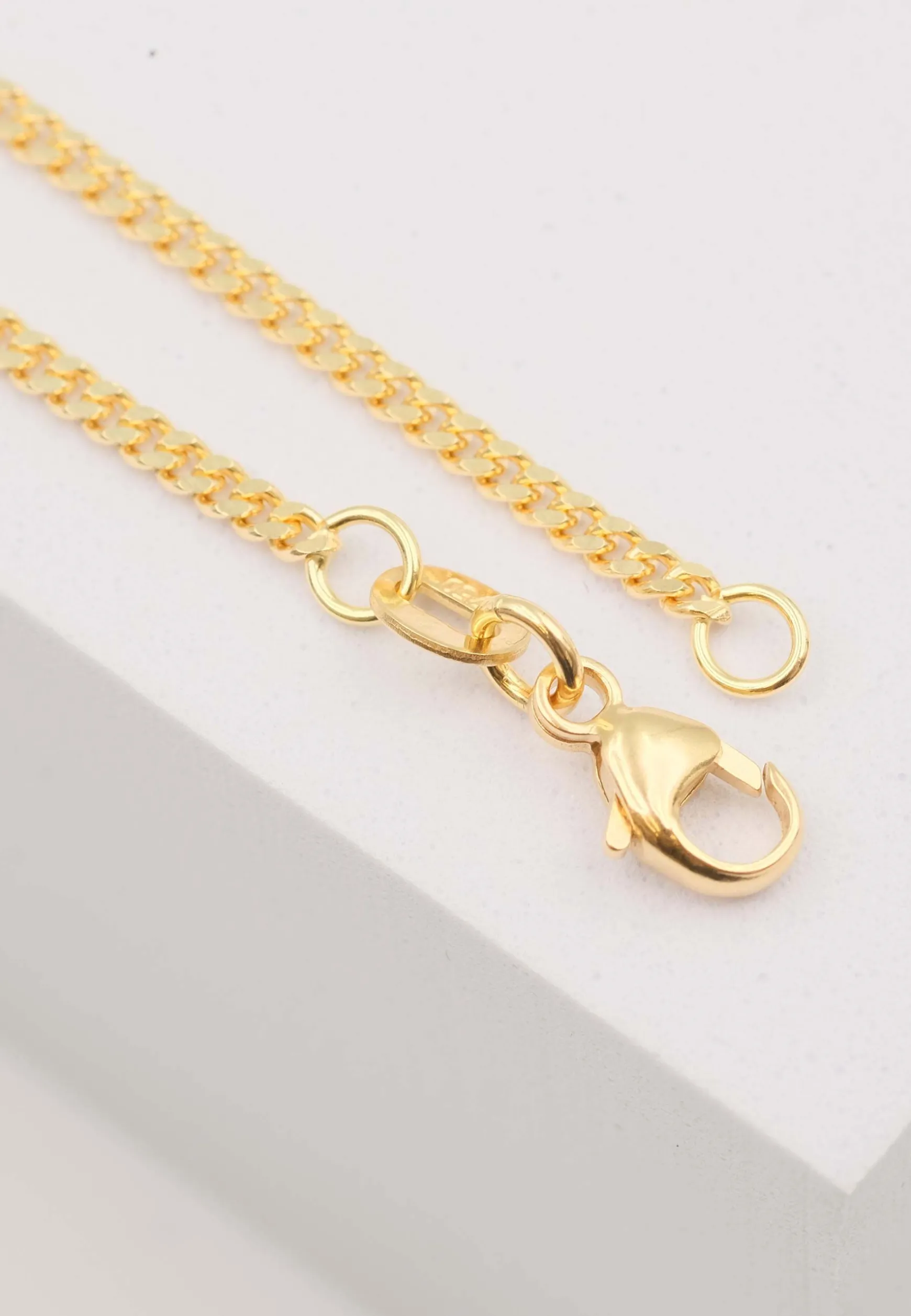 Collier Panzer Gelbgold 750, 1.8mm, 50cm