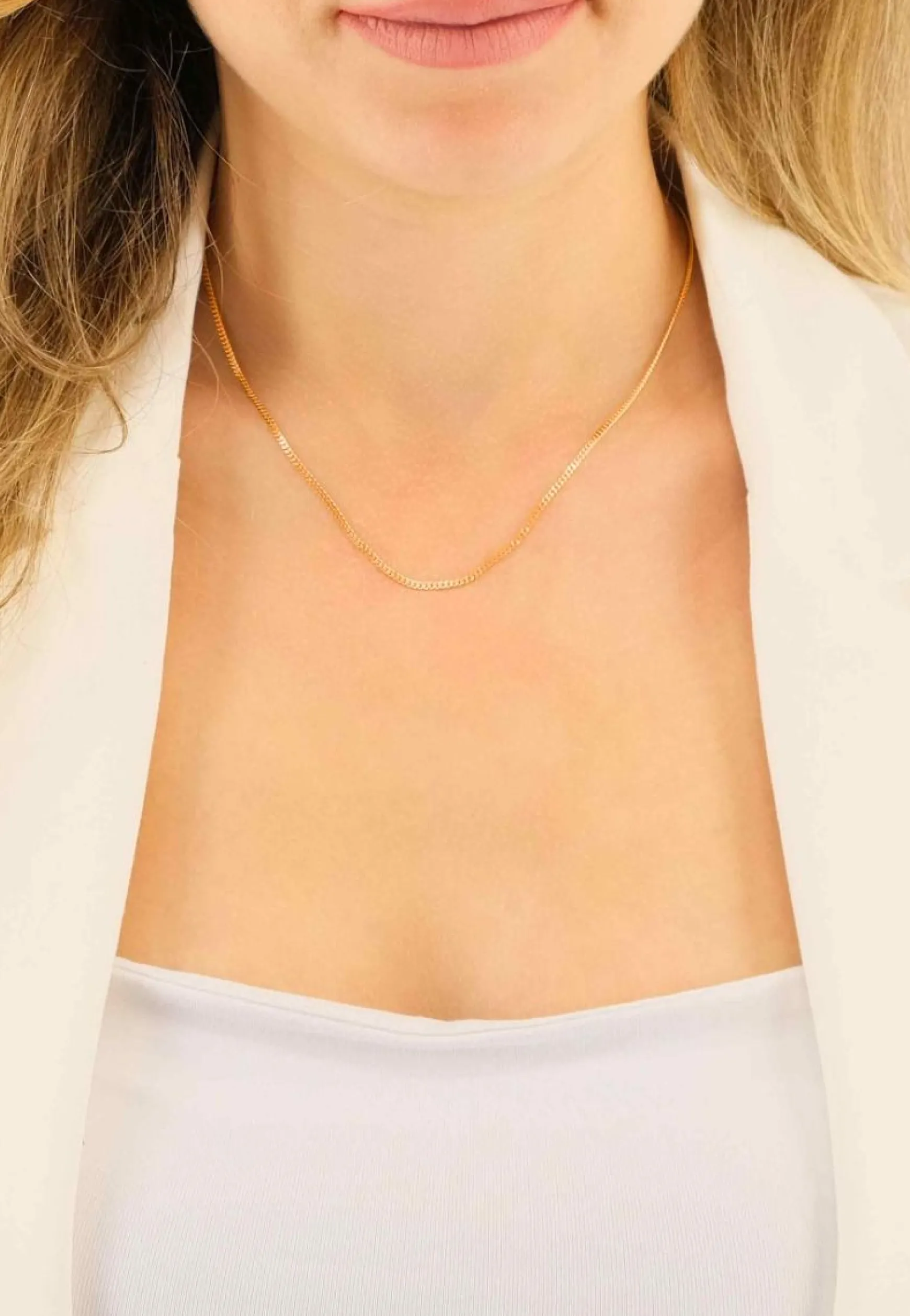 Collier Panzer Rotgold 750, 1.7mm, 50cm