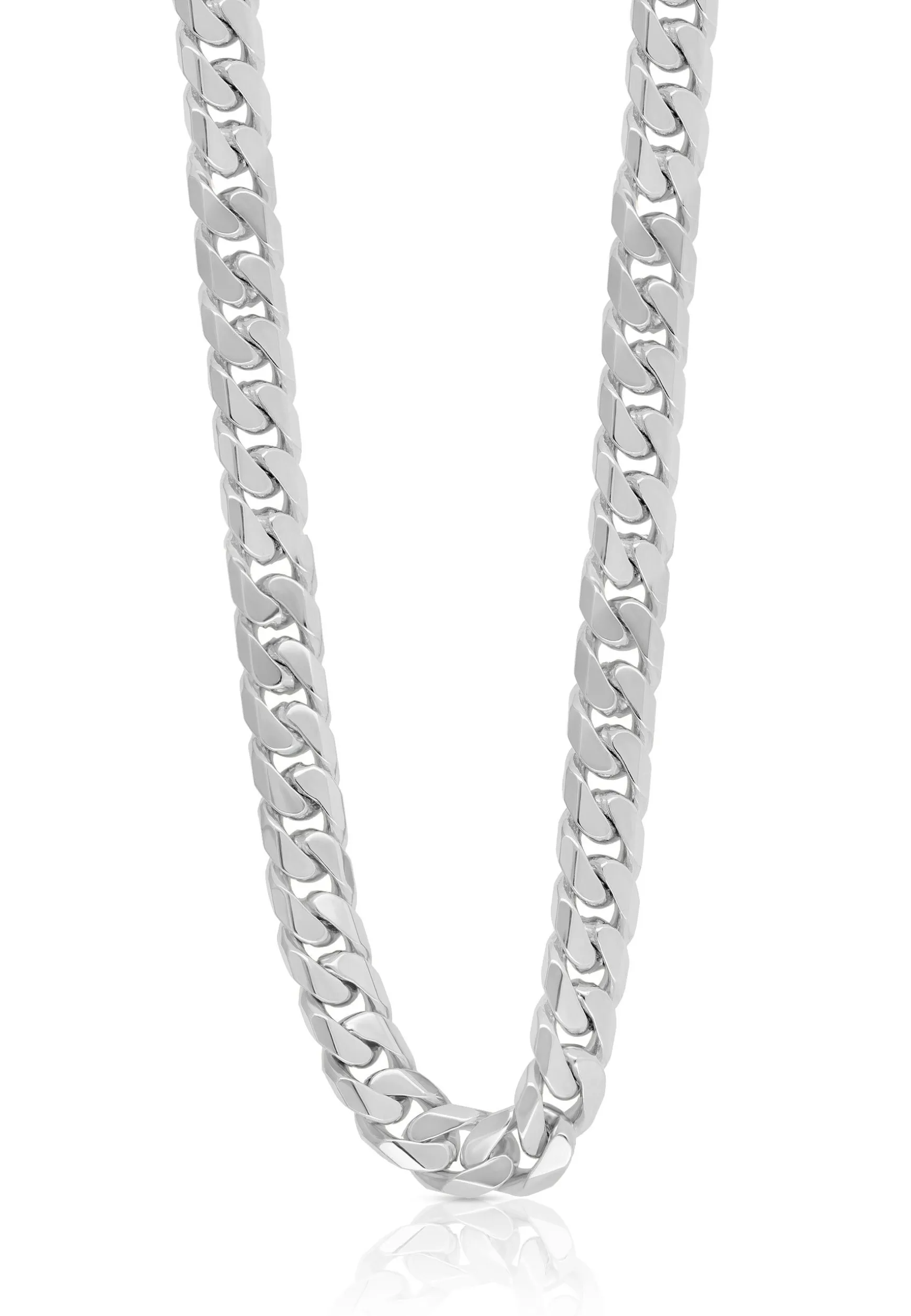 Collier Panzer Weissgold 750, 7mm, 45cm