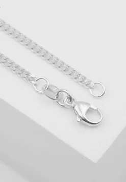 Collier Panzer Weissgold 750, 2.1mm, 55cm