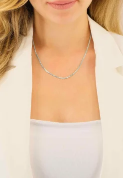 Collier Panzer Weissgold 750, 2.1mm, 55cm