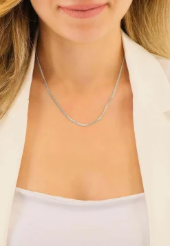 Collier Panzer Weissgold 750, 1.8mm, 40cm