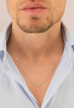 Collier Panzer Weissgold 750, 1.4mm, 45cm